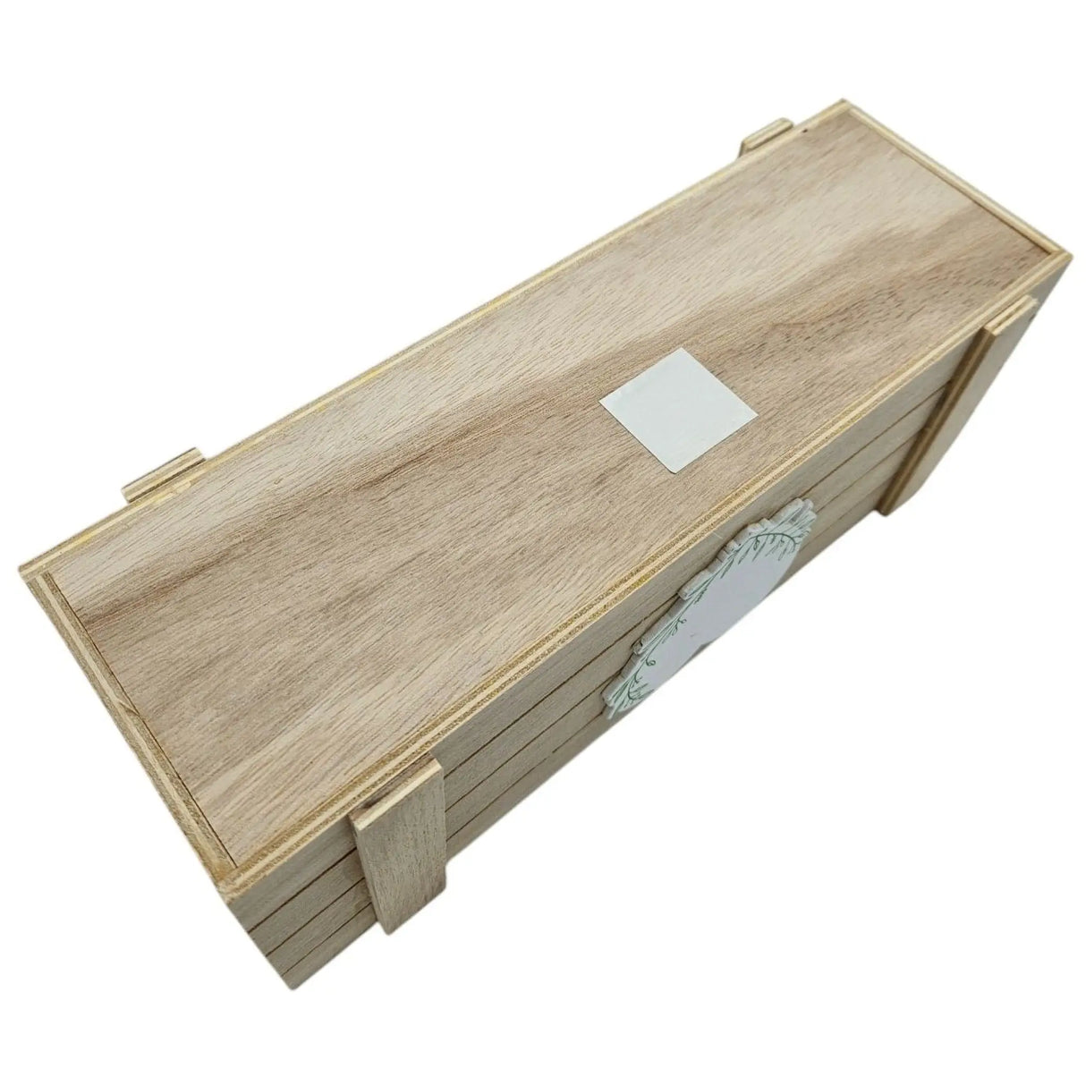 Aufbewahrungsbox Kiste Holz braun eckig Herz Küche Aufbewahrung Dekokiste Natur - Aufbewahrungsbox