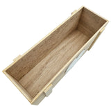 Aufbewahrungsbox Kiste Holz braun eckig Herz Küche Aufbewahrung Dekokiste Natur - Aufbewahrungsbox