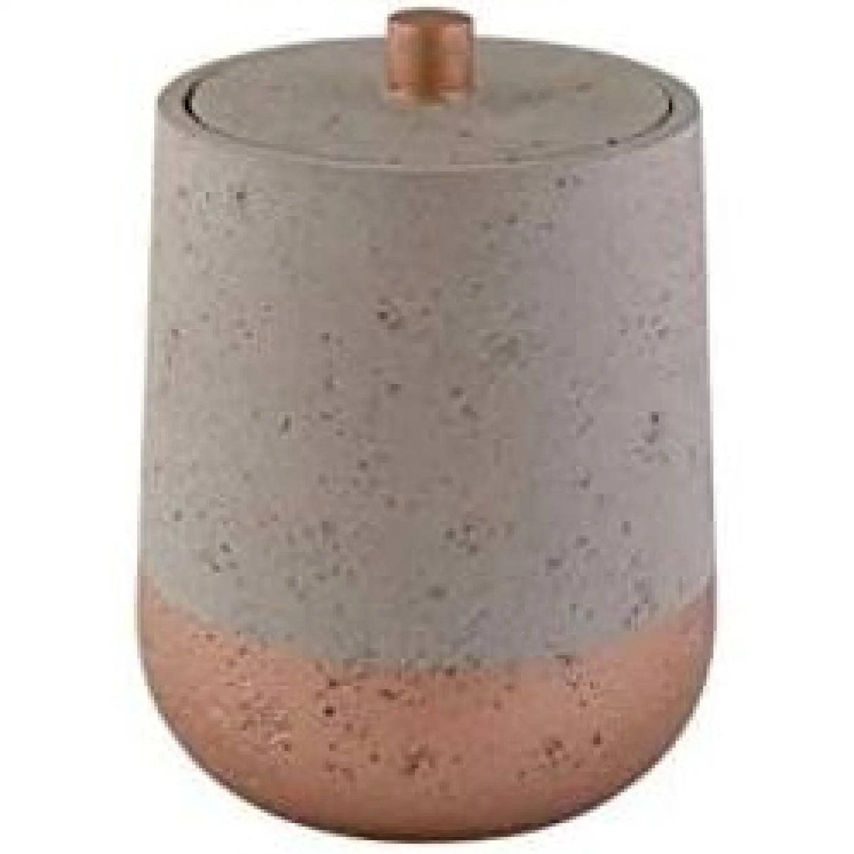 Aufbewahrungsdose Beton grau kupfer Badezimmer - Aufbewahrungsbox