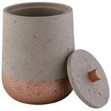 Aufbewahrungsdose Beton grau kupfer Badezimmer - Aufbewahrungsbox