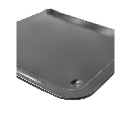 Backblech ausziehbar antihaftbeschichtet Carbonstahl Metall 33x33- 52 cm Schwarz - Backblech