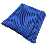 Badewannenkissen grau weiß blau Badekissen mit Saugnäpfen Spa Wannenkissen Kopfkissen - Badewannenkissen