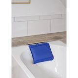 Badewannenkissen grau weiß blau Badekissen mit Saugnäpfen Spa Wannenkissen Kopfkissen - Badewannenkissen