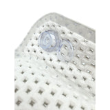 Badewannenkissen grau weiß blau Badekissen mit Saugnäpfen Spa Wannenkissen Kopfkissen - Badewannenkissen