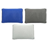 Badewannenkissen grau weiß blau Badekissen mit Saugnäpfen Spa Wannenkissen Kopfkissen - Badewannenkissen