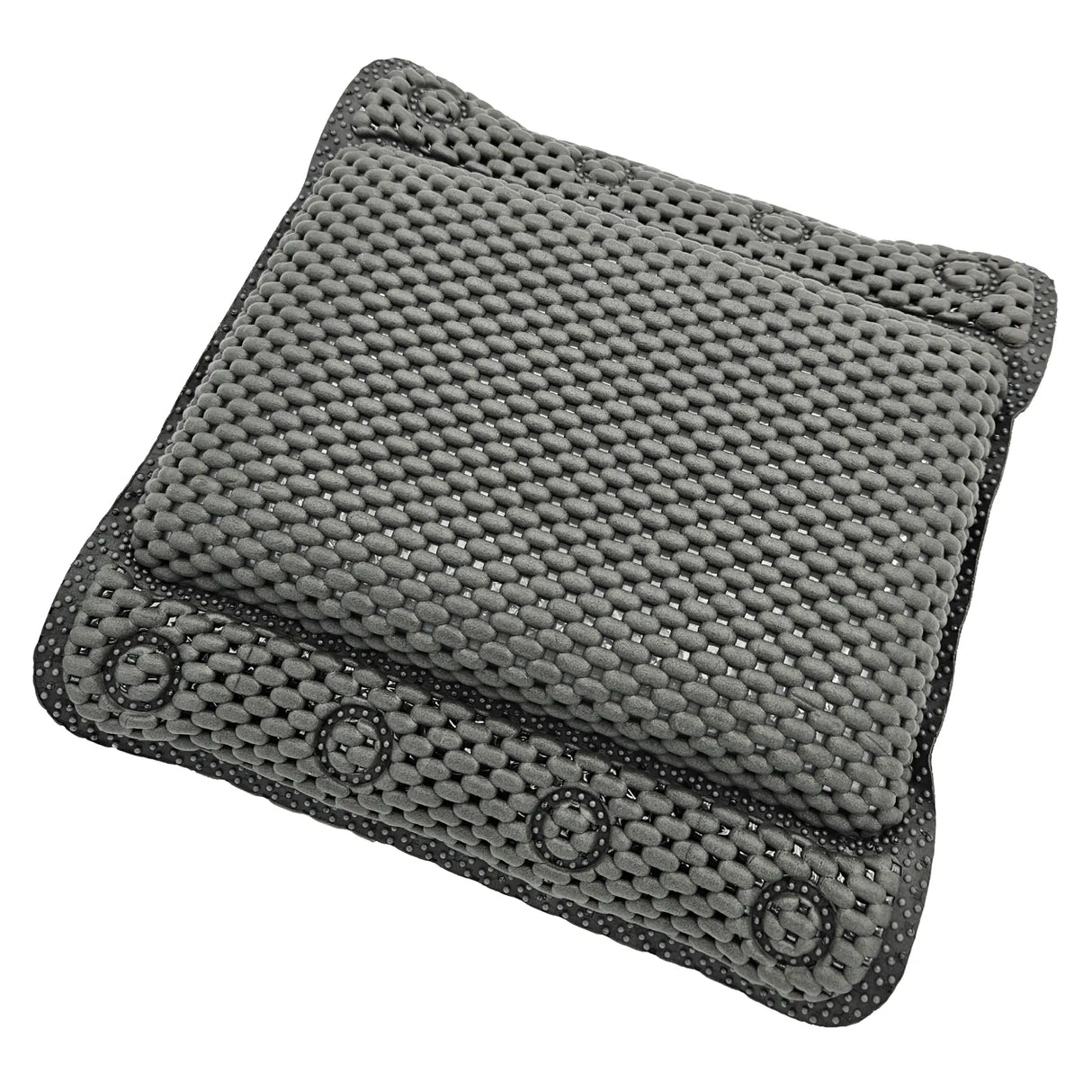 Badewannenkissen grau weiß blau Badekissen mit Saugnäpfen Spa Wannenkissen Kopfkissen - Badewannenkissen