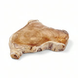 Baumscheibe Teak Scheibe Holzscheibe Untersetzer Holz Massiv 16-20 cm Rustikal Tablett - Baumscheibe