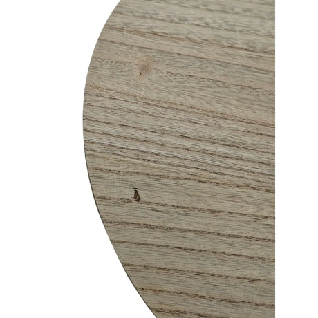 Beistelltisch Couchtisch rund Holz Metall Tisch Nachttisch Holztisch 40cm B-WARE - Beistelltisch