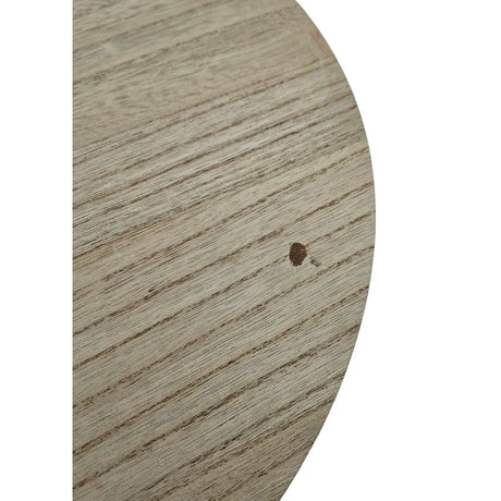 Beistelltisch Couchtisch rund Holz Metall Tisch Nachttisch Holztisch 40cm B-WARE - Beistelltisch