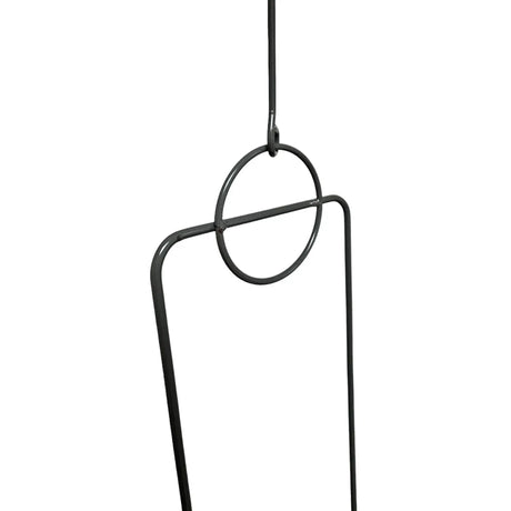 Blumenampel hängend Blumentopf Ampel Übertopf Hängetopf Pflanzentopf Metall GRAU - Blumenampel