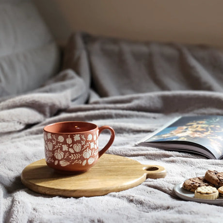 Deko Holzbrett Mango Unterlage rund Aufhängung 24 o 33 cm Tablett Kerzentablett - Dekobrett