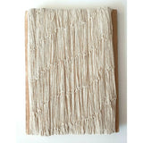 Dekonetz Fischernetz maritim 1x2 m weiß natur Baumwolle Deko Netz 100x200 cm - Deko Fischernetz