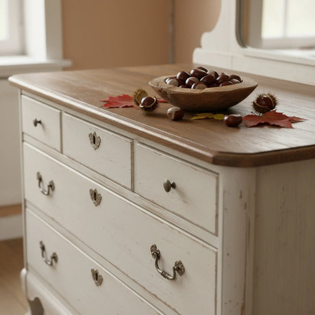 Dekoschale 2er Set Teakschale Aufbewahrung rund 15 cm Wurzelholz Massiv - Dekoschale