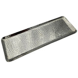 Dekotablett Dekoschale Metall silber Deko Tischdeko Schale Tablett 45 cm B-WARE - Dekotablett