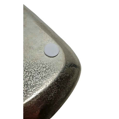 Dekoteller Metall silber Dekoschale Metallteller Deko Schale Teller 25 x 22 cm - Dekoteller