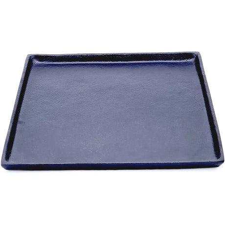 Dekoteller schwarz Dekoschale Metall Teller Schale Alu Deko 25x25 cm - Dekoteller