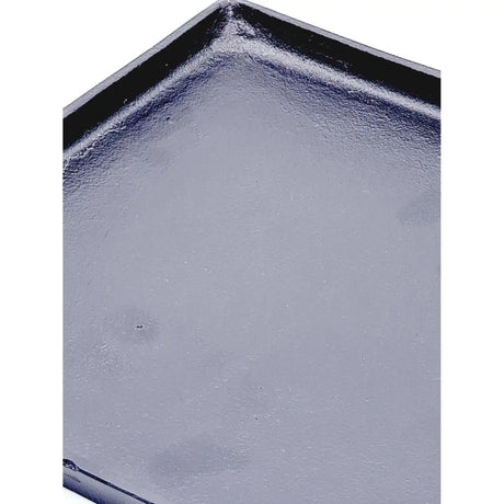 Dekoteller schwarz Dekoschale Metall Teller Schale Alu Deko 30x30 cm - Dekoteller