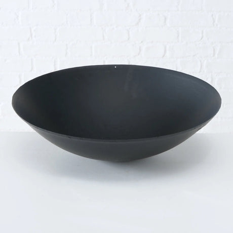 Feuerschale Ø 47 cm Feuerkorb Eisen Metall schwarz Schale Feuer Feuerstelle - Feuerschale
