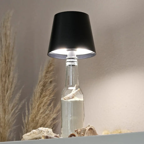 Flaschenlampe Aufsatz für Flasche LED Aufladbar warmweiß Touch Leuchte Lampe - Leuchte Touch