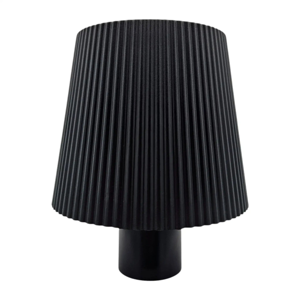 Flaschenlampe Aufsatz für Flasche LED Aufladbar warmweiß Touch Leuchte Lampe - Schwarz geriffelt - Leuchte Touch