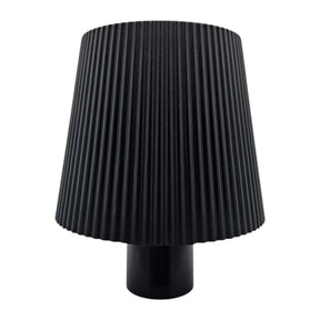 Flaschenlampe Aufsatz für Flasche LED Aufladbar warmweiß Touch Leuchte Lampe - Schwarz geriffelt - Leuchte Touch