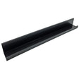 Fotoleiste Bilderleiste Schweberegal Holzregal Wandregal Bücherregal Wandboard - Klein schwarz 58 x 6 x 7 cm - Wandregal