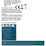 Gartenstecker Stern LED Weihnachtsbeleuchtung batterie Timer warmweiß 50x98 cm - Gartenstecker Stern