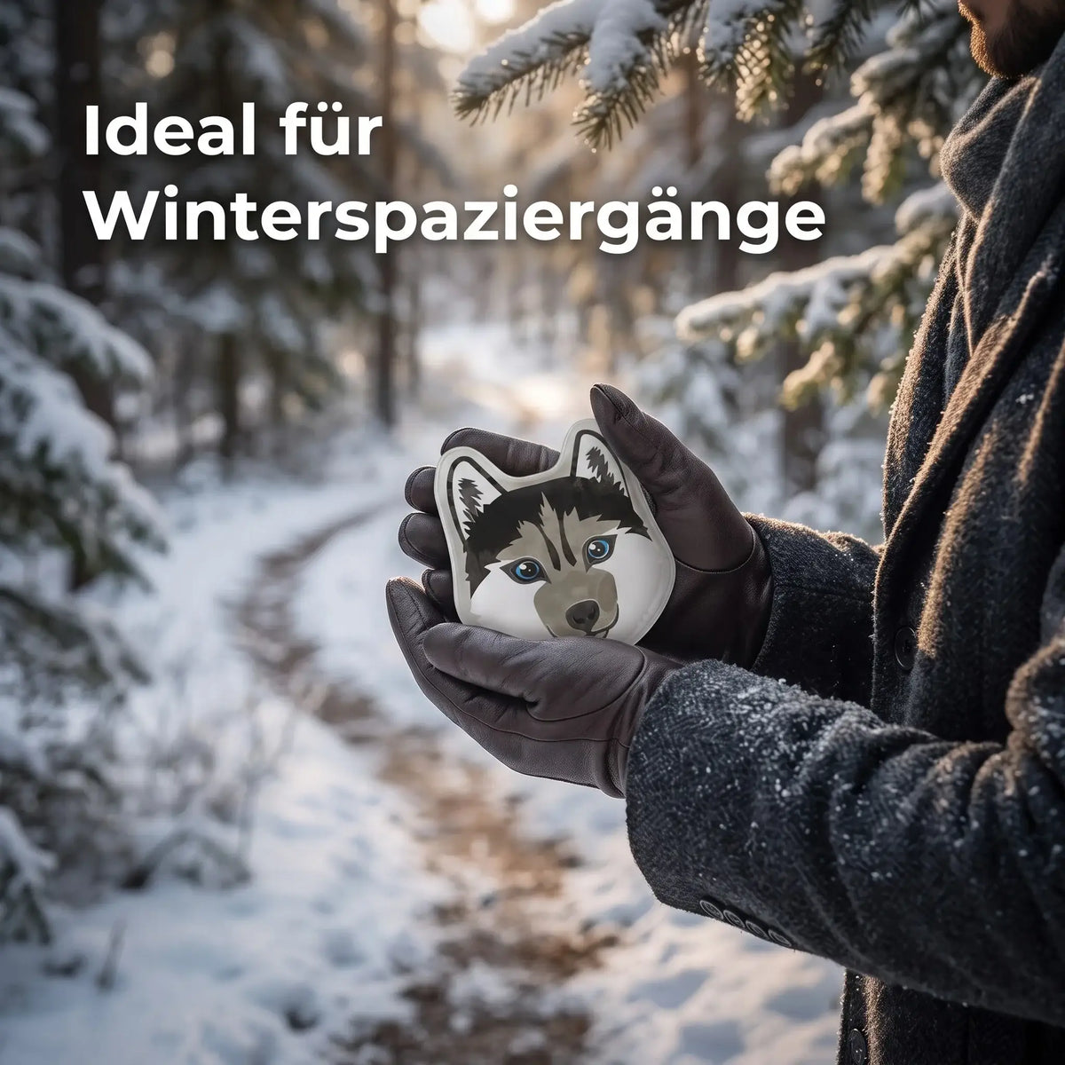 Handwärmer Husky 3er Set – wiederverwendbare Taschenwärmer - Handwärmer