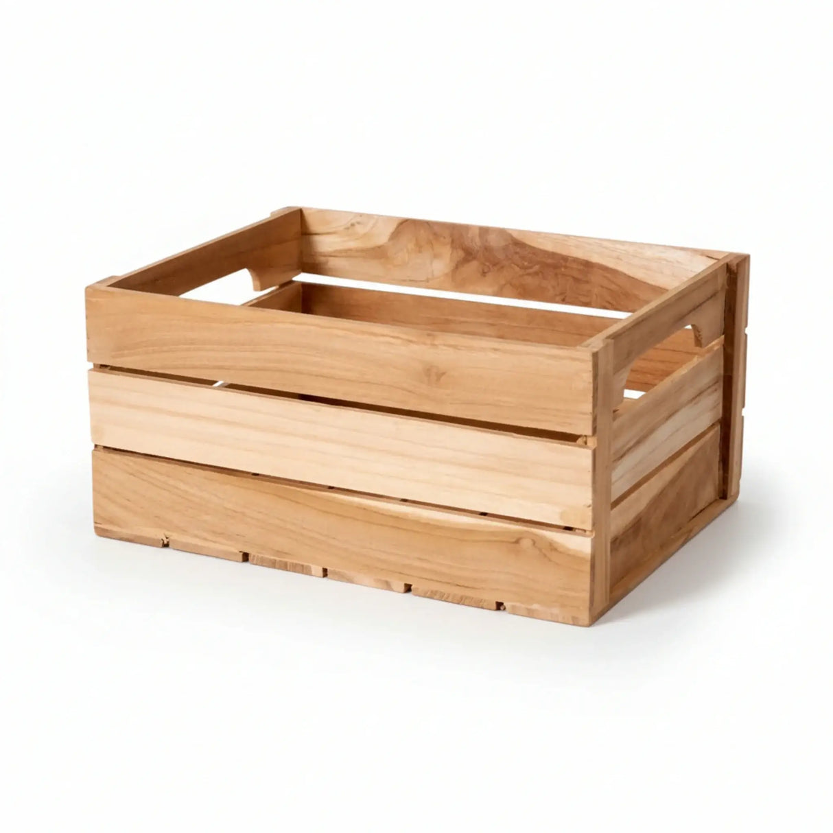 Holzkiste Teakholz Dekokiste Korb Aufbewahrungsbox Box 28x22 o. 20x13 cm Holzbox - Groß - Holzkiste
