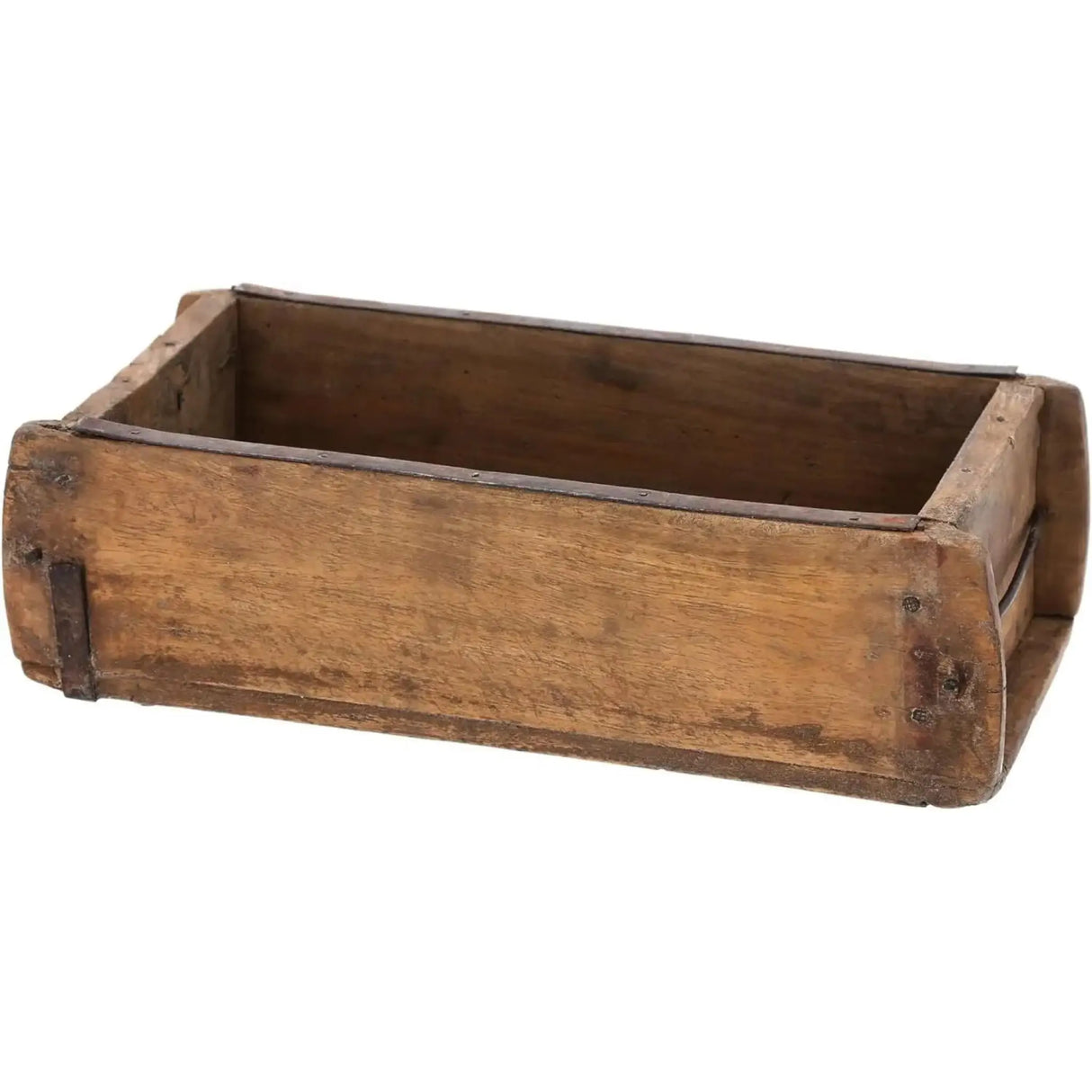 Holzkiste Ziegelform Ziegelsteinform Kiste recyceltes Holz Kasten 30 cm - Holzkiste