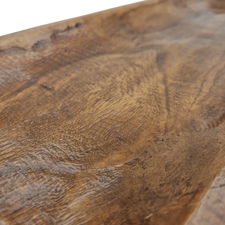 Holztablett Holzbrett Dekoschale Holzschale braun 58x22 cm Kerzentablett Dekobrett XXL - Dekobrett