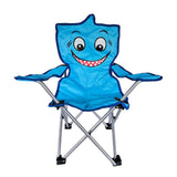 Kinderklappstuhl Campingstuhl Gartenstuhl Kinder Klappstuhl camping Kinderstuhl - Hai blau - Campingstuhl für Kinder