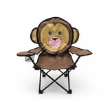 Kinderstuhl Campingstuhl Anglerstuhl Klappbar Affe Forsch Elefant Katze Getränkehalter - Campingstuhl für Kinder