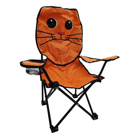 Kinderstuhl Campingstuhl Anglerstuhl Klappbar Affe Forsch Elefant Katze Getränkehalter - Campingstuhl für Kinder