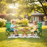 Kinderstuhl Campingstuhl Anglerstuhl Klappbar Affe Forsch Elefant Katze Getränkehalter - Campingstuhl für Kinder