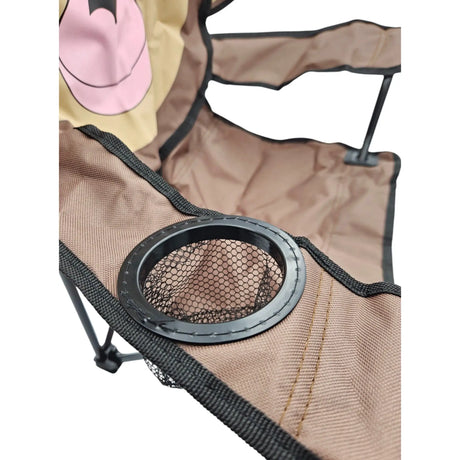 Kinderstuhl Campingstuhl Anglerstuhl Klappbar Affe Forsch Elefant Katze Getränkehalter - Campingstuhl für Kinder