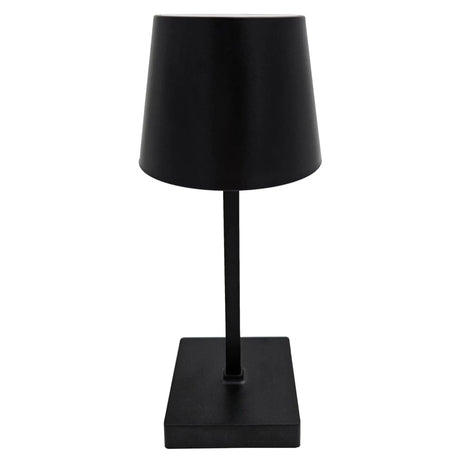Lampe LED ohne Kabel Touch Tischleuchte Tischlampe Leuchte kabellos dimmbar - Schwarz, Höhe 26 cm (Modell Molly) - Lampe