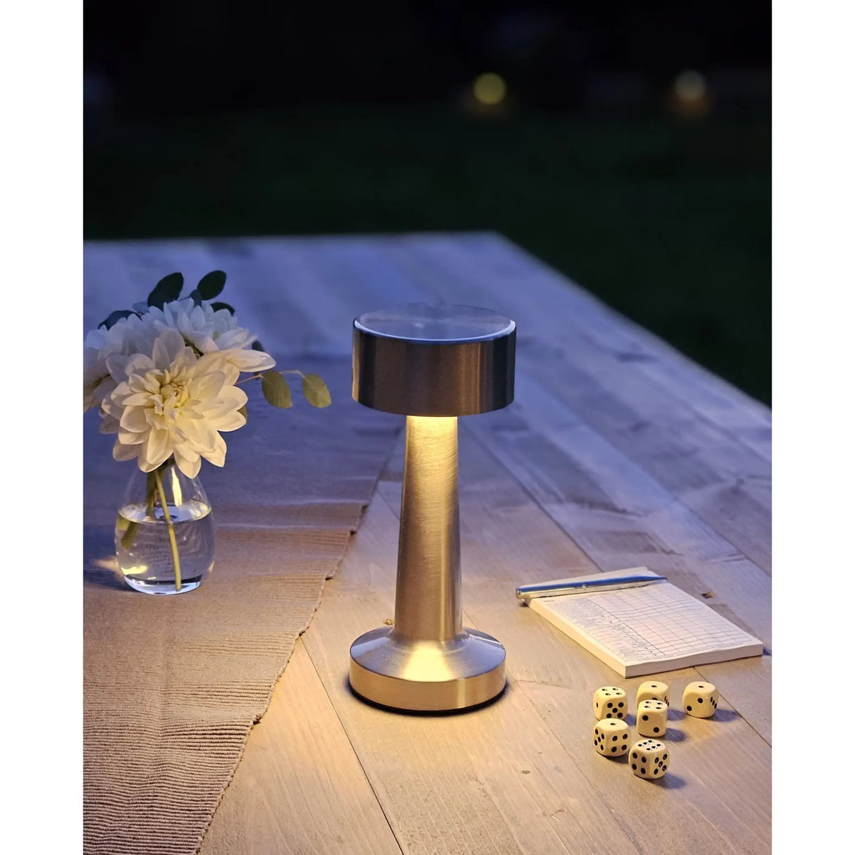 Lampe LED ohne Kabel Touch Tischleuchte Tischlampe Leuchte kabellos dimmbar - Lampe