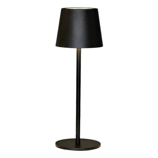 Lampe LED ohne Kabel Touch Tischleuchte Tischlampe Leuchte kabellos dimmbar - Schwarz, Höhe 27 cm (Modell Sue) - Lampe