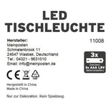 Lampe LED ohne Kabel Touch Tischleuchte Tischlampe Leuchte kabellos dimmbar - Lampe