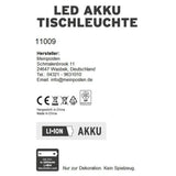 Lampe LED ohne Kabel Touch Tischleuchte Tischlampe Leuchte kabellos dimmbar - Lampe