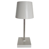 Lampe LED ohne Kabel Touch Tischleuchte Tischlampe Leuchte kabellos dimmbar - Weiß, Höhe 26 cm (Modell Molly) - Lampe