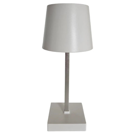 Lampe LED ohne Kabel Touch Tischleuchte Tischlampe Leuchte kabellos dimmbar - Weiß, Höhe 26 cm (Modell Molly) - Lampe