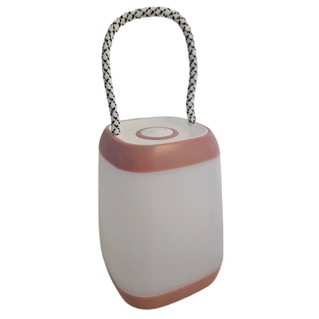 Lampe Leuchte kleine Tischleuchte LED Camping dimmbar tragbar batteriebetrieben - Rosa - Campinglampe