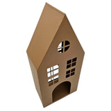 Laternenhaus Windlicht Kerzenhalter Rostoptik Haus Metall Deko Laterne 40 cm - Windlicht Laternenhäuser