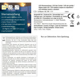 Lichterkette Sternenvorhang LED warmweiß Lichtervorhang 80x60cm Batterie Timer - Lichterkette LED