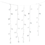 Lichterkette Sternenvorhang LED warmweiß Lichtervorhang 80x60cm Batterie Timer - Lichterkette LED