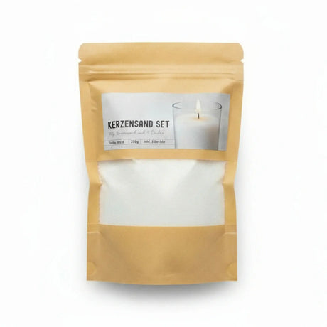 Metallschale klein Schälchen 2er Set Dekoschale Metallschale rund oval Kerzensand silber - Kerzensand 500 gr. 10 Dochte