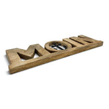 Moin Schriftzug 50 cm aus Mangoholz mit Anker – maritime Deko - Aufsteller