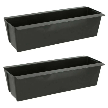 Pflanzkästen für Palette Paletten Pflanzkasten Palettenbeet Blumenkasten Kästen - 2 Stück - Pflanzkästen für Paletten